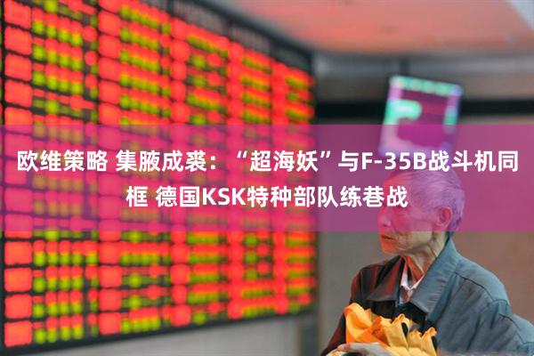 欧维策略 集腋成裘：“超海妖”与F-35B战斗机同框 德国KSK特种部队练巷战