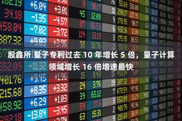 股鑫所 量子专利过去 10 年增长 5 倍，量子计算领域增长 16 倍增速最快